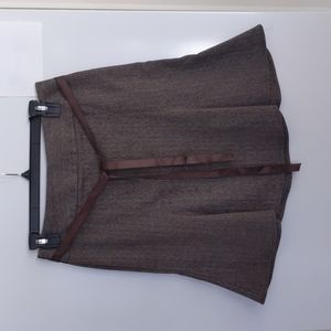 Maurices brown swing skirt, size XS